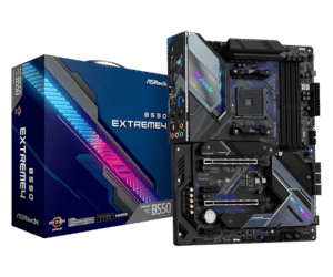 ASRock B550 Extreme4 ATX AMD B550 AM4 Socket DDR4 128GB PCIe 4.0 Motherboard - B550 EXTREME 4