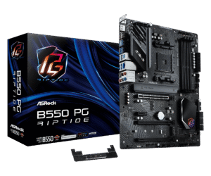 ASRock B550 PG Riptide ATX AMD B550 AM4 Socket DDR4 128GB PCIe 4.0 Motherboard - B550 PG RIPTIDE