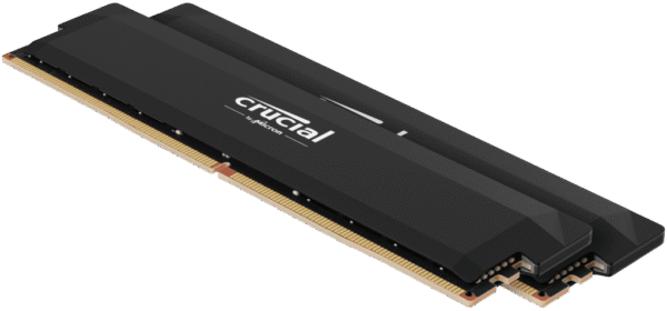 Crucial Pro 64GB Kit (2x32GB) DDR5-6000 UDIMM Desktop Memory, CL40, 1.35V, AMD EXPO & Intel XMP - CP2K32G60C40U5B