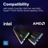 Crucial Pro 32GB DDR4-3200 UDIMM Desktop Memory, CL22, 1.2V, Intel XMP - CP32G4DFRA32A