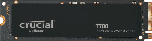 Crucial T700 1TB Gen5 NVMe SSD, Up to 11700MB/s Read - CT1000T700SSD3