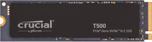 Crucial T500 4TB Gen4 NVMe SSD, Up to 7000MB/s Read -CT4000T500SSD3