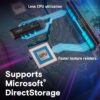 Crucial T500 4TB Gen4 NVMe SSD with Heatsink, Up to 7000MB/s Read - CT4000T500SSD5