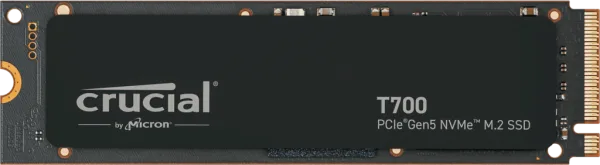 Crucial T700 4TB Gen5 NVMe SSD, Up to 12400MB/s Read - CT4000T700SSD3