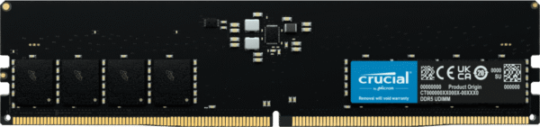 Crucial 16GB DDR5-4800 UDIMM Desktop Memory, CL40, 1.1V - CT16G48C40U5