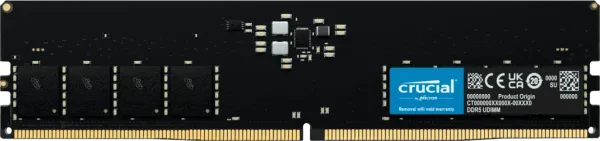 Crucial 32GB DDR5-5600 UDIMM Desktop Memory, CL46, 1.1V, AMD EXPO & Intel XMP - CT32G56C46U5