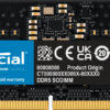Crucial 8GB DDR5-4800 SODIMM Laptop Memory, CL40, 1.1V - CT8G48C40S5