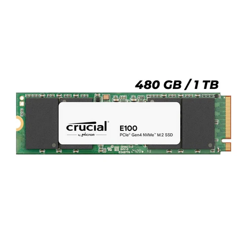 Crucial E100 1TB PCIe 4.0 Gen4 2280 NVMe M.2 SSD - CT1000E100SSD8