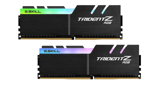 G.SKILL Trident Z RGB DDR4-3600 CL16-19-19-39 1.35V 32GB (2x16GB) Black DDR4 Memory Intel XMP - F4-3600C16D-32GTZR