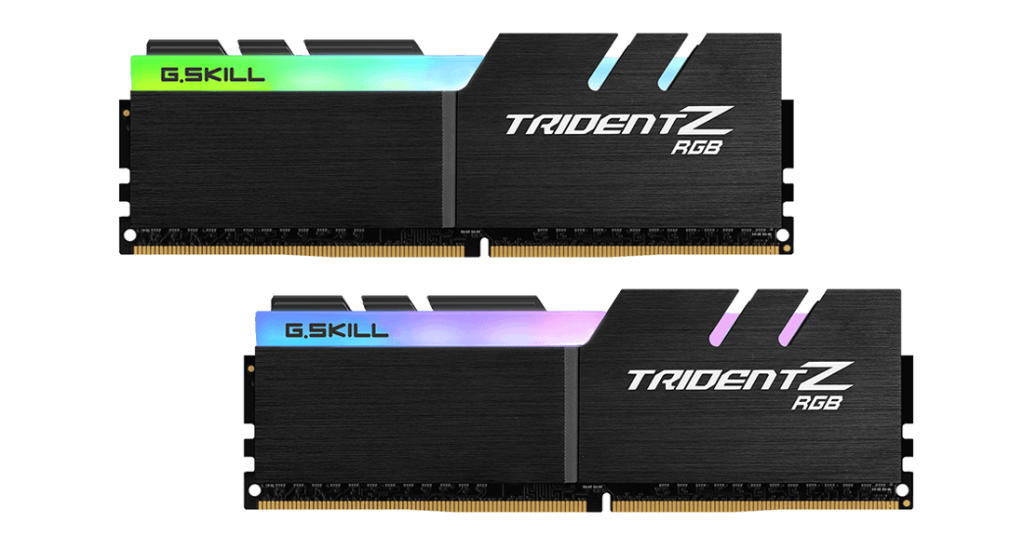 G.SKILL Trident Z RGB DDR4-3600 CL18-22-22-42 1.35V 16GB (2x8GB) Black ...