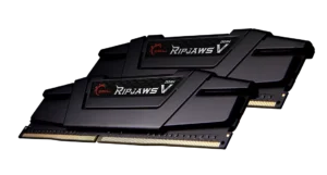 G.SKILL Ripjaws V DDR4-3600 CL18-22-22-42 1.35V 64GB (2x32GB) Black DDR4 Memory Intel XMP - F4-3600C18D-64GVK