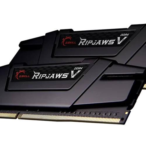 G.SKILL Ripjaws V DDR4-3600 CL18-22-22-42 1.35V 64GB (2x32GB) Black DDR4 Memory Intel XMP - F4-3600C18D-64GVK