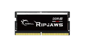 G.SKILL Ripjaws DDR5-4800 CL40-39-39-76 1.10V 16GB (1x16GB) Black DDR5 Memory SODIMM - F5-4800S4039A16GX1-RS
