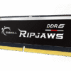 F5-5600S4645A16GX1-RS 3 G.SKILL Ripjaws DDR5-5600 CL46-45-45-89 1.10V 16GB (1x16GB) Black DDR5 Memory SODIMM - F5-5600S4645A16GX1-RS