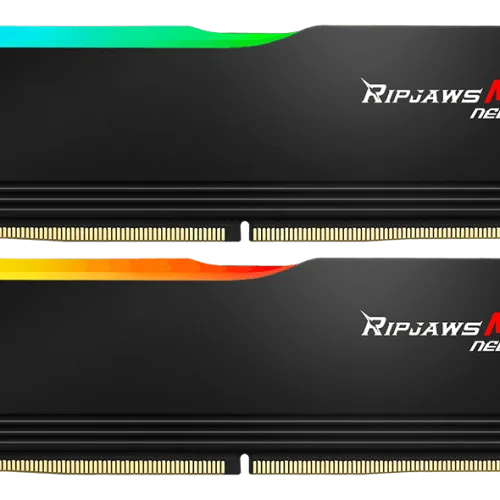 G.SKILL Ripjaws M5 Neo RGB DDR5-6000 CL28-36-36-96 1.40V 64GB (2x32GB) Black DDR5 Memory AMD EXPO - F5-6000J2836G32GX2-RM5NRK