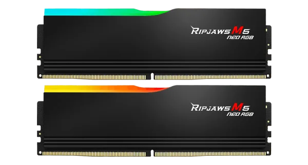 G.SKILL Ripjaws M5 Neo RGB DDR5-6000 CL28-36-36-96 1.40V 64GB (2x32GB)