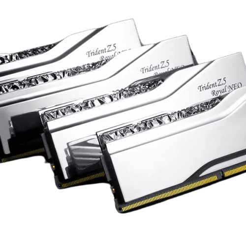 G.SKILL Trident Z5 Neo RGB DDR5-6000 CL28-36-36-96 1.40V 32GB (2x16GB) Silver DDR5 Memory AMD EXPO - F5-6000J2836G16GX2-TR5NS