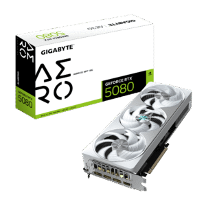 Gigabyte GeForce RTX 5080 AERO OC SFF 16G 16GB GDDR7 Graphics Card - GV-N5080AERO-OC-16GD