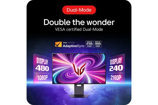LG 32" UltraGear 4K OLED Gaming Monitor 240Hz HDR400 - 32GS95UV