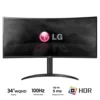 LG 34" UltraWide WQHD VA Curved Monitor 100Hz FreeSync HDR10 - 34WR55QK-B