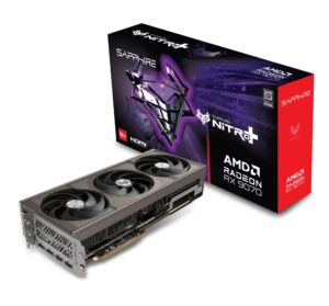 SAPPHIRE NITRO+ AMD Radeon RX 9070 16GB GDDR6 RDNA 4 Gaming Graphics Card - 11349-01-20G