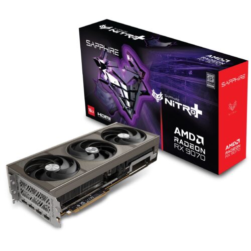 SAPPHIRE NITRO+ AMD Radeon RX 9070 16GB GDDR6 RDNA 4 Gaming Graphics Card - 11349-01-20G