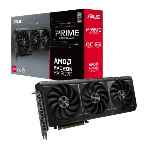 ASUS Prime Radeon RX 9070 OC Edition 16GB GDDR6 RDNA 4 Graphics Card - PRIME-RX9070-O16G