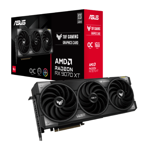 ASUS TUF Gaming Radeon RX 9070 XT OC Edition 16GB GDDR6 RDNA 4 Graphics Card - TUF-RX9070XT-O16G-GAMING