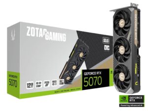 ZOTAC GAMING GeForce RTX 5070 SOLID OC Graphics Card - ZT-B50700J-10P