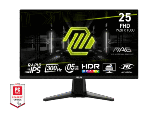 MSI MAG 255XF 24.5" Rapid IPS FHD 300Hz Gaming Monitor