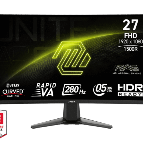 MSI MAG 276CXF 27" Rapid VA 1920x1080 FHD 280Hz Black Curved Gaming Monitor