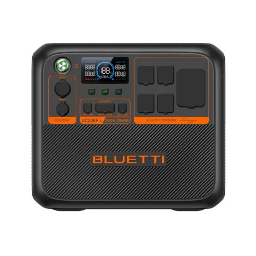 BLUETTI AC200P L AC200PL Portable Power Station 2400W 2304Wh LiFePO4 Battery 12 Outlets Expandable - P-AC200PL-PH-GY-BL-010 [Authorized Dealer]