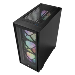 Montech Air 1000 Lite Black ATX Mid Tower Case 3x120mm ARGB Fans Mesh Front Tempered Glass Side - Air 1000 Premium