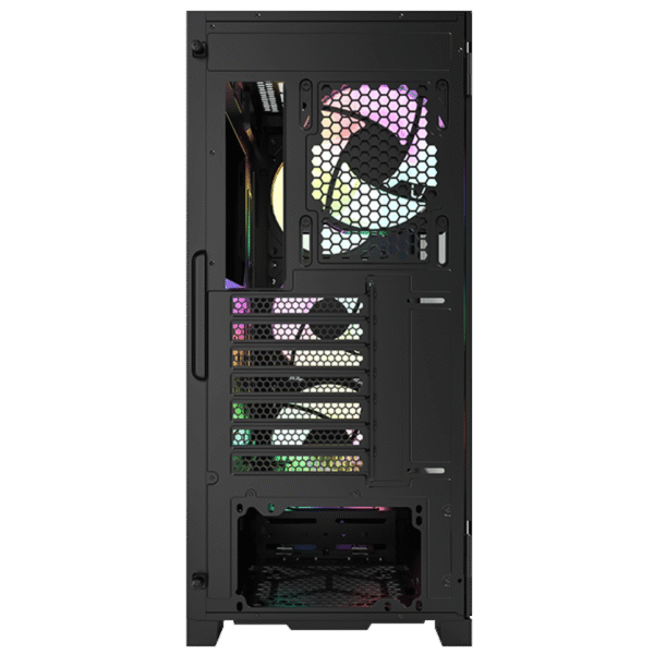 Montech Air 1000 Lite Black ATX Mid Tower Case 3x120mm ARGB Fans Mesh Front Tempered Glass Side - Air 1000 Premium