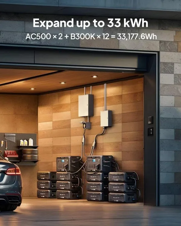 BLUETTI AC500 + B300K Power Station and Battery Package 5000W 2764.8Wh (Expandable to 16588.8Wh) [Authorized Dealer]
