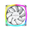 Montech AX120 PWM White 120mm Cooling Fan 1600RPM 68CFM PWM Control - AX120 PWM White