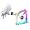 Montech AX120 PWM White 120mm Cooling Fan 1600RPM 68CFM PWM Control - AX120 PWM White