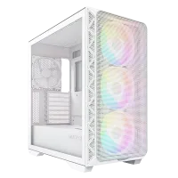 Montech Air 903 Max White ATX Mid Tower Case 4x140mm ARGB Fans Mesh Front Tempered Glass Side - Air 903 Max White