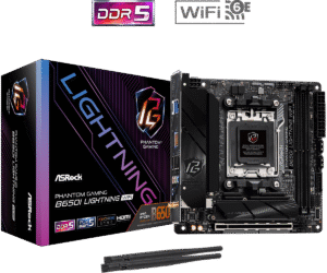 Asrock B650I Lightning WiFi Mini-ITX AM5 Motherboard - 90-MXBMP0-A0UAYZ