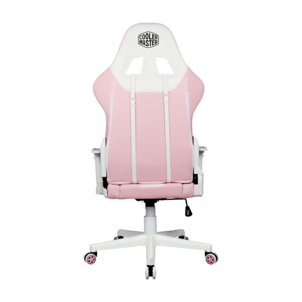 Cooler Master Caliber R1S Gaming Chair Pink Grey Ergonomic PU Leather 180° Recline - CM-CALIBER R1S/PINK&GRAY (CMI-GCR1S-PKG)