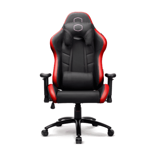 Cooler Master Caliber R2 Gaming Chair Red Ergonomic PU Leather 180° Recline - CM-CALIBER R2/RED (CMI-GCR2-2019R)