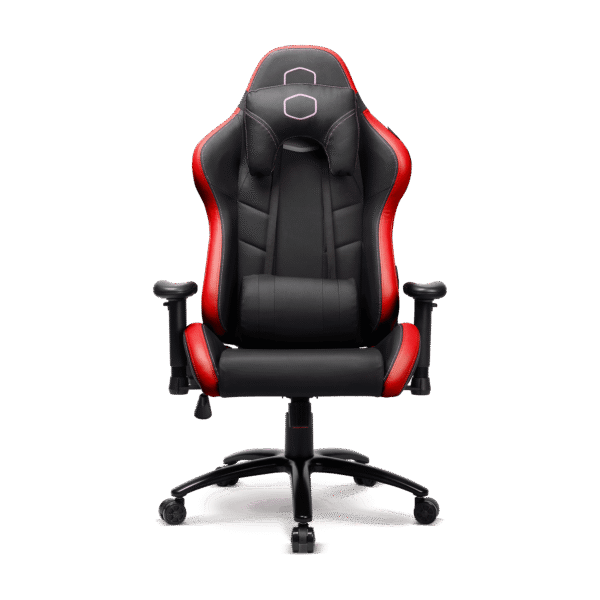 CM-CALIBER R2RED 1 Cooler Master Caliber R2 Gaming Chair Red Ergonomic PU Leather 180° Recline - CM-CALIBER R2/RED (CMI-GCR2-2019R)