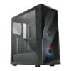 Cooler Master CMP 520 Black ATX Mid Tower Case 3x120mm ARGB Fans Mesh Front Tempered Glass - CM-CMP 520 (CP520-KGNN-S00)