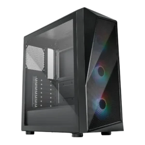 Cooler Master CMP 520 Black ATX Mid Tower Case 3x120mm ARGB Fans Mesh Front Tempered Glass - CM-CMP 520 (CP520-KGNN-S00)