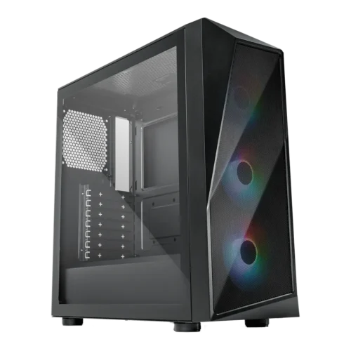 Cooler Master CMP 520 Black ATX Mid Tower Case 3x120mm ARGB Fans Mesh Front Tempered Glass - CM-CMP 520 (CP520-KGNN-S00)