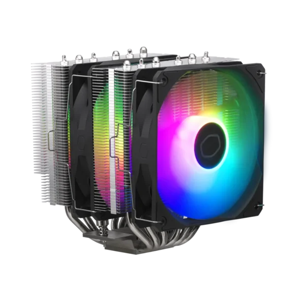 Cooler Master Hyper 620S CPU Air Cooler Dual Tower 120mm Fan 1800RPM 180W TDP - CM-HYPER 620S (RR-D6NA-17PA-R1)