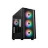 Cooler Master MasterBox 600 Black ATX Mid Tower Case 3x120mm ARGB Fans Mesh Front Tempered Glass - CM-MASTERBOX 600 (MB600-KGNN-S00)