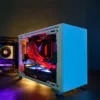 Cooler Master MasterBox NR200P V2 White Mini-ITX Case Tempered Glass 2x120mm SickleFlow Fans PCIe 4.0 Riser - CM-MB NR200P WHT (MCB-NR200P-WCNN-S00)