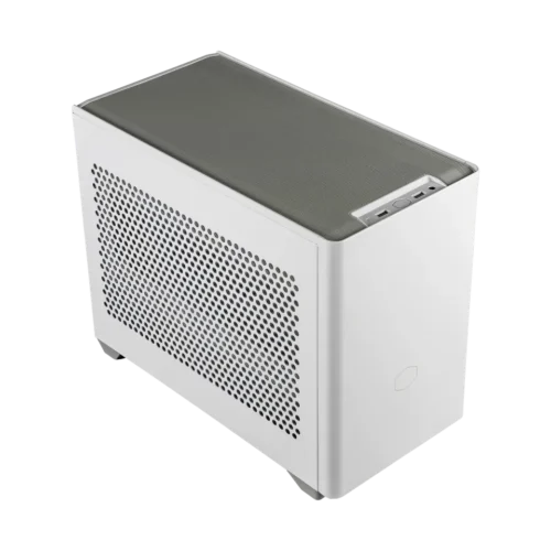 Cooler Master MasterBox NR200P V2 White Mini-ITX Case Tempered Glass 2x120mm SickleFlow Fans PCIe 4.0 Riser - CM-MB NR200P WHT (MCB-NR200P-WCNN-S00)