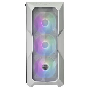 Cooler Master MasterBox TD500 Mesh White ATX Mid Tower Case 3x120mm SickleFlow ARGB Fans Mesh Front Tempered Glass Controller - CM-MB TD500 MESH/WHT (MCB-D500D-WGNN-S01)